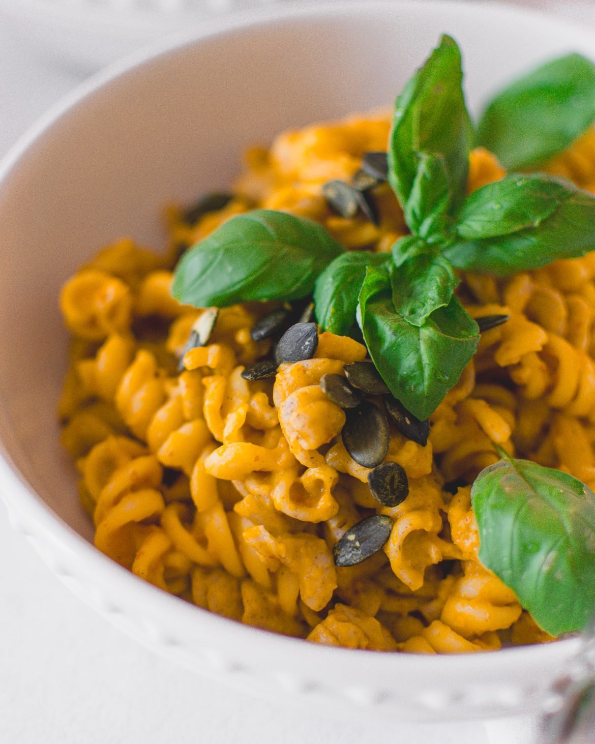 pasta mit kürbis sauce