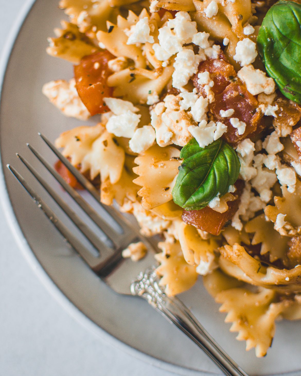 Einfaches Pasta Rezept vegetarisch und vegan